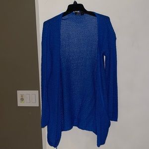 Blue cardigan